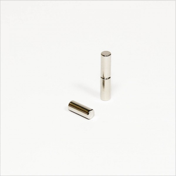 D4x10mm - N45 NdFeB Stab Magnet - NiCuNi