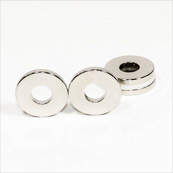 D30-d12x4mm - N42 NdFeB Ring Magnet - NiCuNi