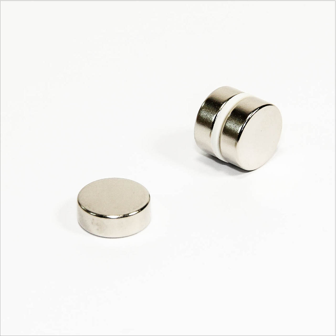 Neodym Scheibenmagnet – 25x5 Mm, Vernickelt, N42, Sehr Stark