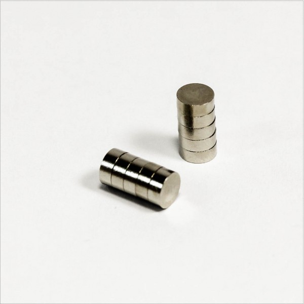 D4x1,5mm - N45 NdFeB Scheiben Magnet - NiCuNi