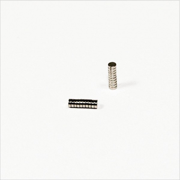 D1,5x0,5mm - N48 NdFeB Scheiben Magnet - NiCuNi