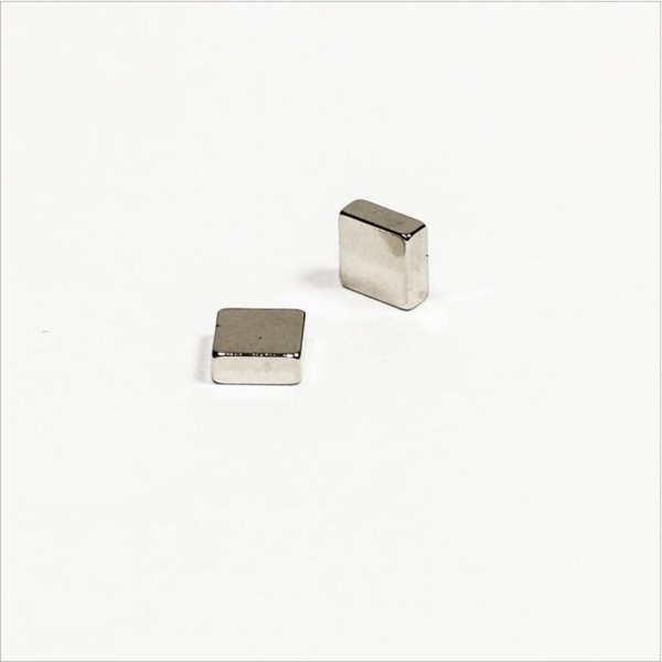 5x5x2mm - N45 NdFeB Quader Magnet - NiCuNi