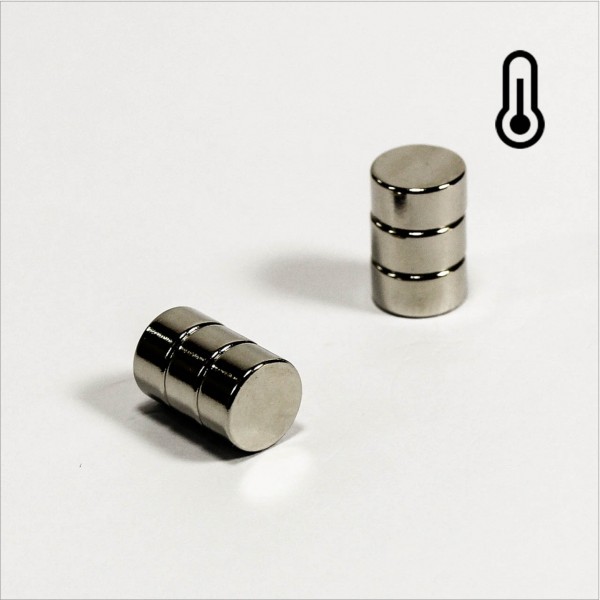 D8x4mm - 40SH NdFeB Scheiben Magnet - NiCuNi