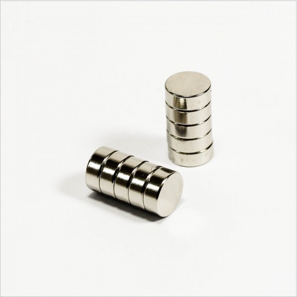 D8x3mm - N48 NdFeB Scheiben Magnet - NiCuNi