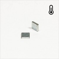 5x5x1mm - 45SH NdFeB Quader Magnet - Zink