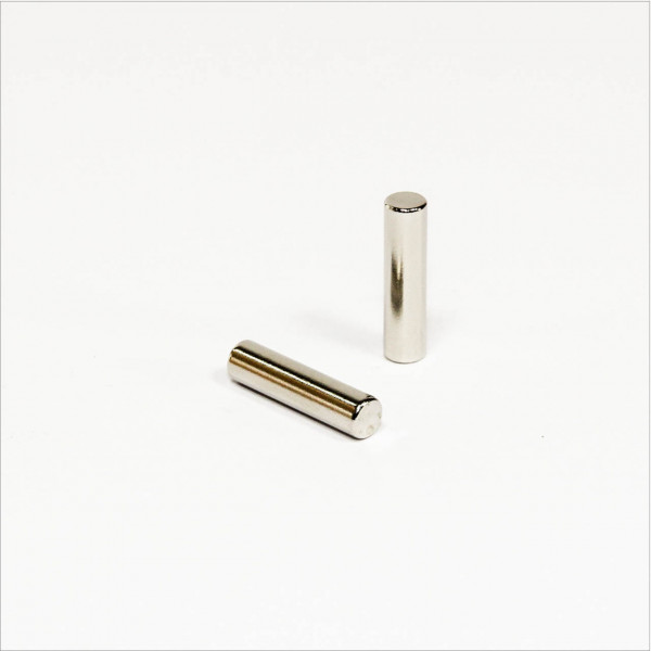 D5x20mm - N42 NdFeB Stab Magnet - NiCuNi