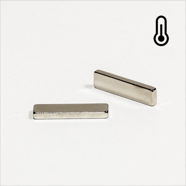 20x5x2mm - 45SH NdFeB Quader Magnet - NiCuNi