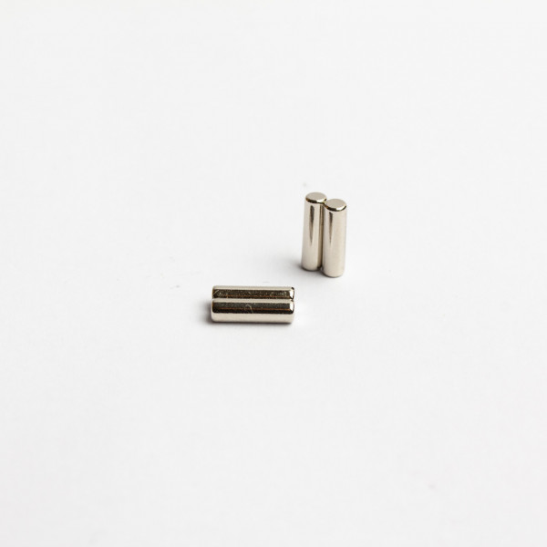 D2,9x10mm - N45 NdFeB Stab Magnet diametral - NiCuNi