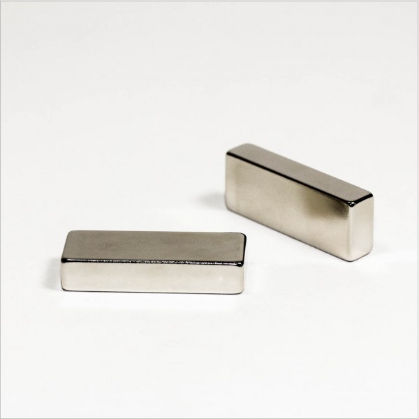 40x15x8mm - N52 NdFeB Quader Magnet - NiCuNi