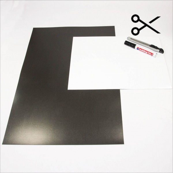 Ferrofolie weiß glossy
