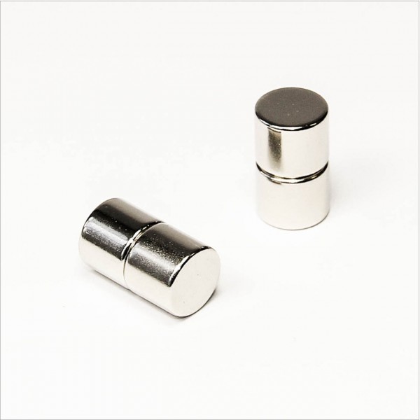 D12x10mm - N45 NdFeB Scheiben Magnet - NiCuNi