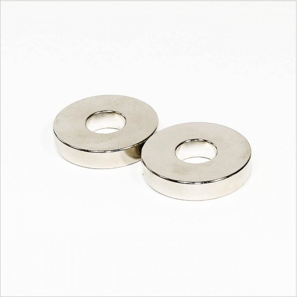 D40-d15x8mm - N42 NdFeB Ring Magnet diametral - NiCuNi