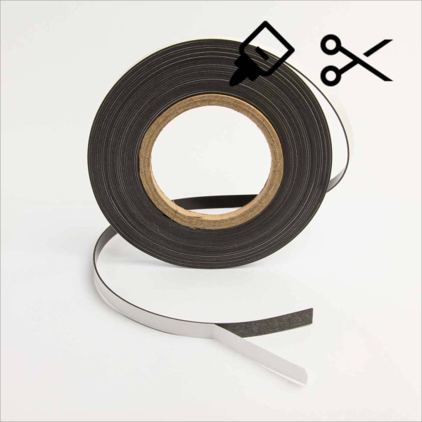 Magnetband 1.0mm selbstklebend 10mm breit x 10m semi-anisotrop