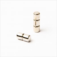 D4x4mm - N45 NdFeB Scheiben Magnet - NiCuNi