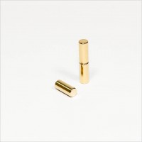 D5x12mm - N42 NdFeB Stab Magnet - Gold D5x12mm - N42 NdFeB Stab Magnet - Gold