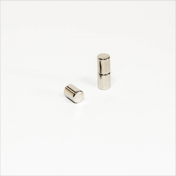 D6x8mm - N42 NdFeB Stab Magnet - NiCuNi