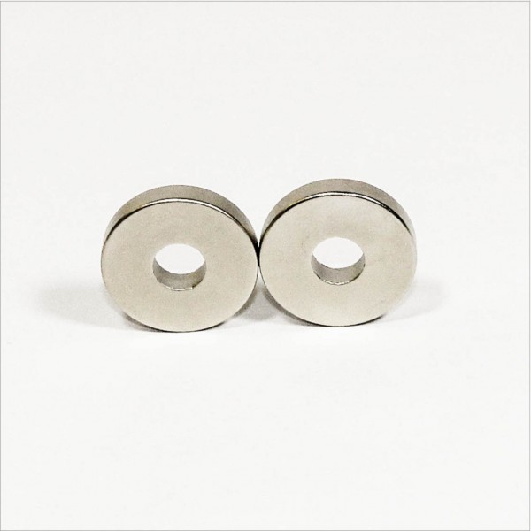 D30-d10x6mm - N42 NdFeB Ring Magnet diametral - NiCuNi