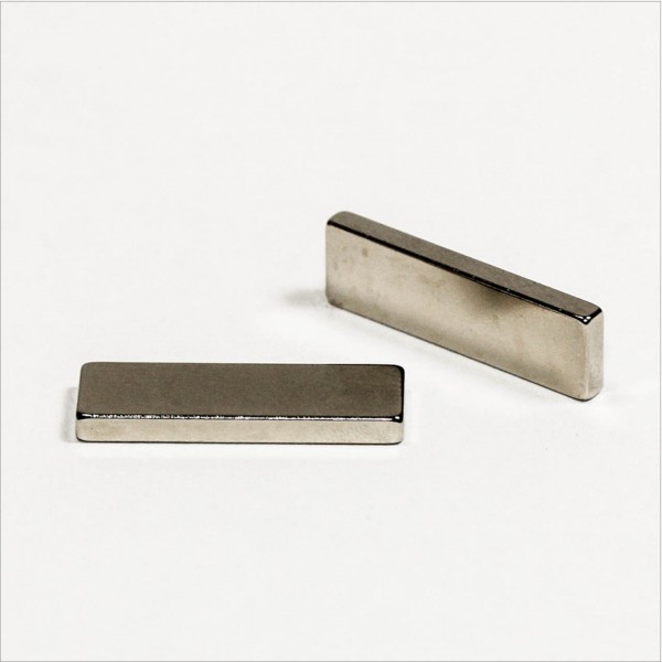 25x7,8x2,5mm - N48 NdFeB Quader Magnet - NiCuNi