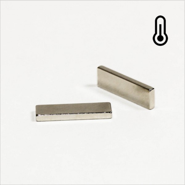 20x6x2mm - 45SH Aimant néodyme rectangulaire - NiCuNi