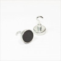 D25mm - Topfmagnet mit Haken - Ferrit D25mm - Topfmagnet mit Haken - Ferrit